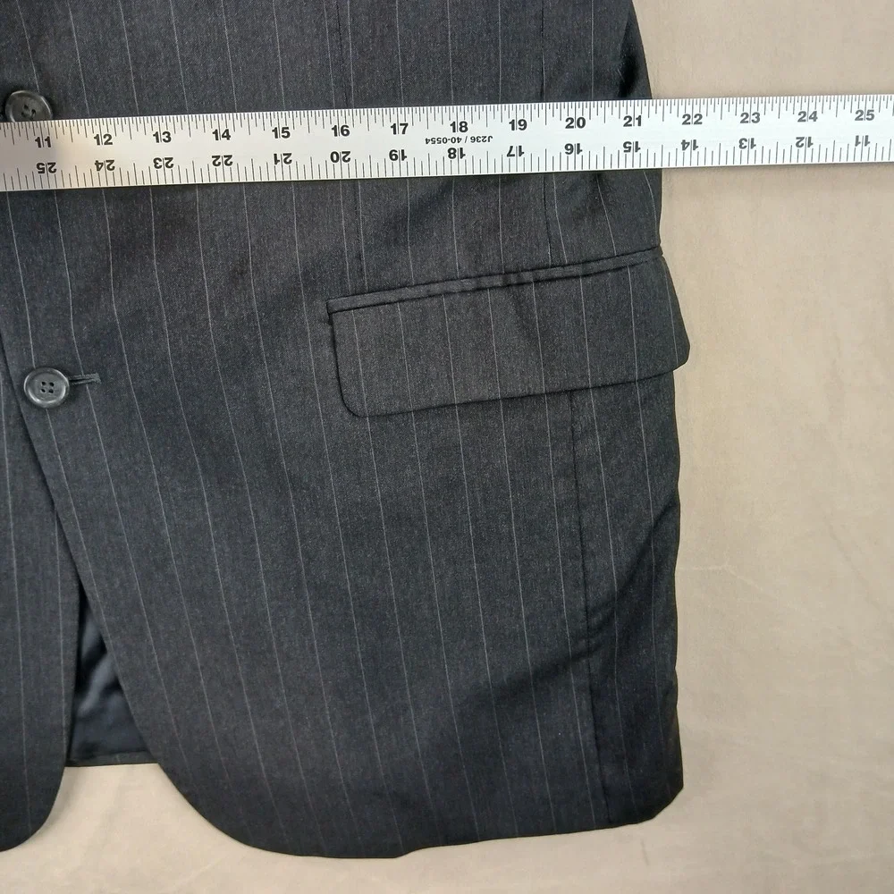 Jos A Bank 44XL Mens Sport Coat Jacket Charcoal 22x35 44 XL